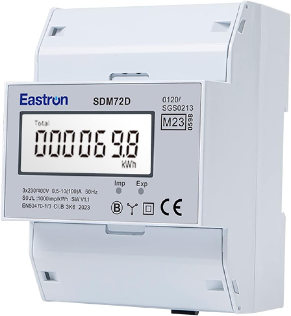 [SDM72D-M-2-MID] SDM72D-M-2-MID (3K7) - kWh meter